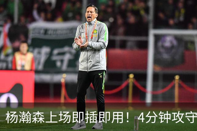 杨瀚森上场即插即用！4分钟攻守兼备，这不比这波特和卡尔森好用？