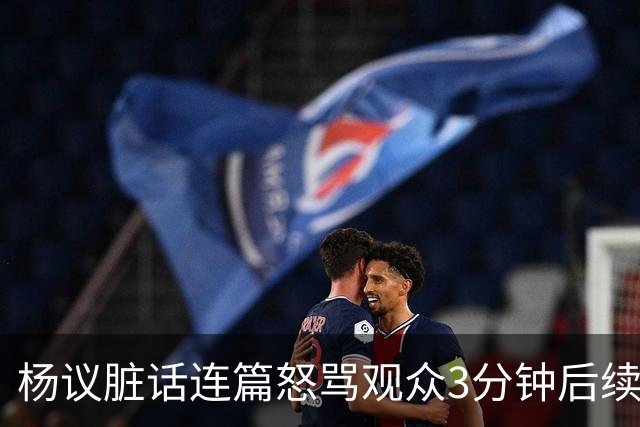 杨议脏话连篇怒骂观众3分钟后续：是误会，官方介入，两边2个说法